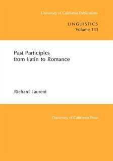 Couverture_Past Participles from Latin to Romance