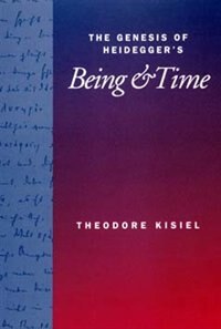 Front cover_The Genesis Of Heidegger's Being And Time