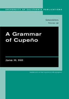 Front cover_A Grammar of Cupeno