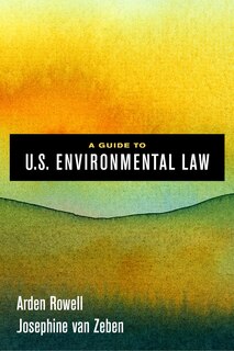 Front cover_A Guide To U.s. Environmental Law