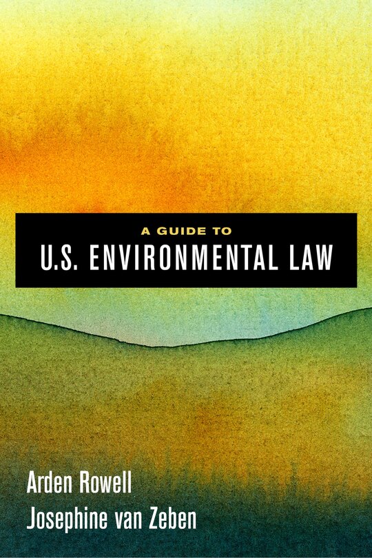 Front cover_A Guide To U.s. Environmental Law