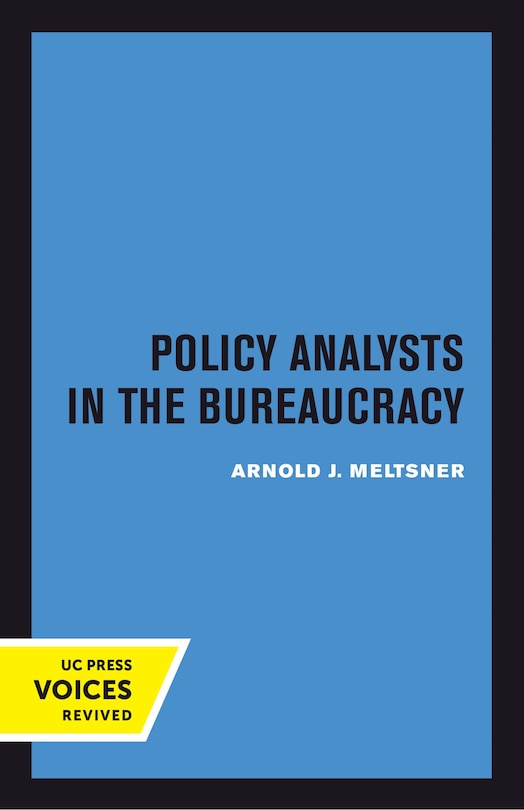 Front cover_Policy Analysts in the Bureaucracy