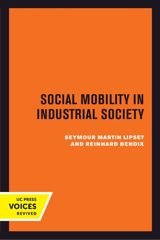 Front cover_Social Mobility In Industrial Society