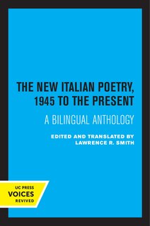 Front cover_The New Italian Poetry, 1945 To The Present