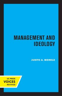 Front cover_Management And Ideology