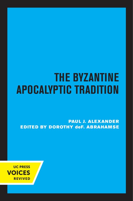 Front cover_The Byzantine Apocalyptic Tradition