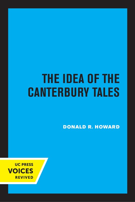 Couverture_The Idea Of The Canterbury Tales