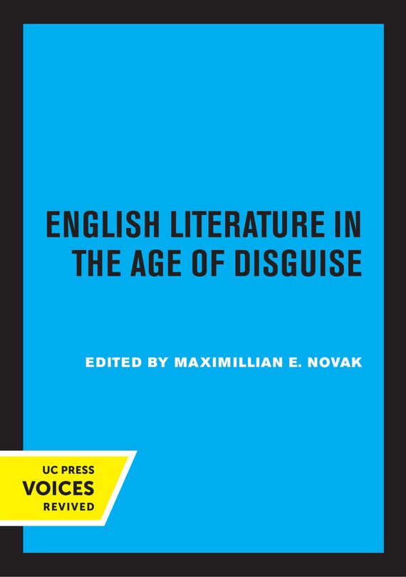 Couverture_English Literature In The Age Of Disguise