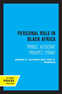 Front cover_Personal Rule In Black Africa