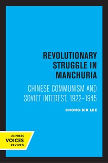 Front cover_Revolutionary Struggle In Manchuria
