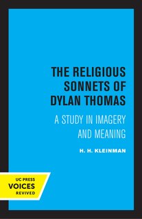 Couverture_The Religious Sonnets Of Dylan Thomas