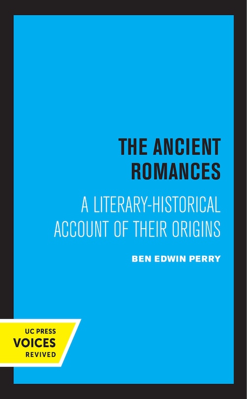 Couverture_The Ancient Romances