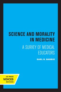 Front cover_Science And Morality In Medicine