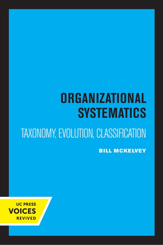 Front cover_Organizational Systematics
