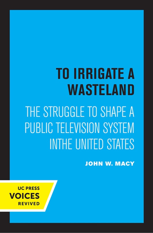 Front cover_To Irrigate A Wasteland