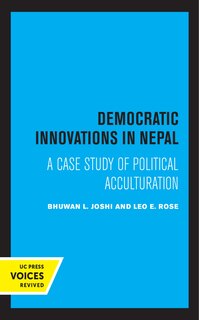 Couverture_Democratic Innovations In Nepal
