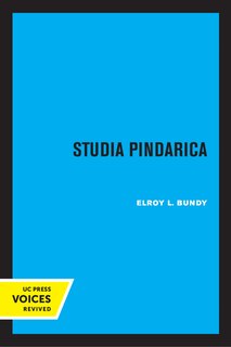 Front cover_Studia Pindarica