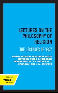 Couverture_Lectures On The Philosophy Of Religion