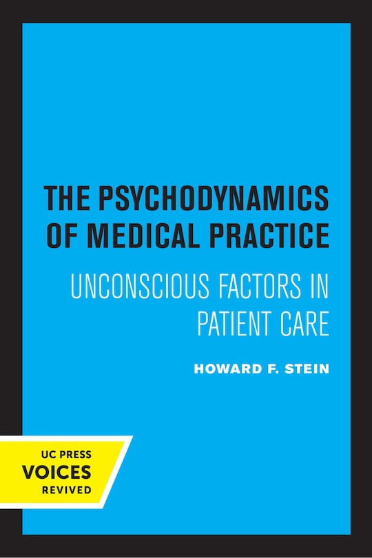 Couverture_The Psychodynamics of Medical Practice