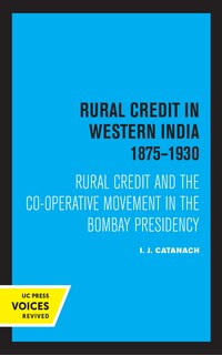 Front cover_Rural Credit in Western India 1875–1930