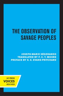 Front cover_The Observation Of Savage Peoples