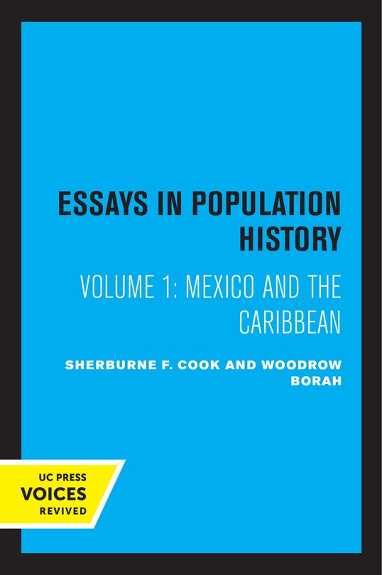 Front cover_Essays In Population History, Volume One