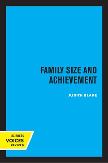 Front cover_Family Size and Achievement