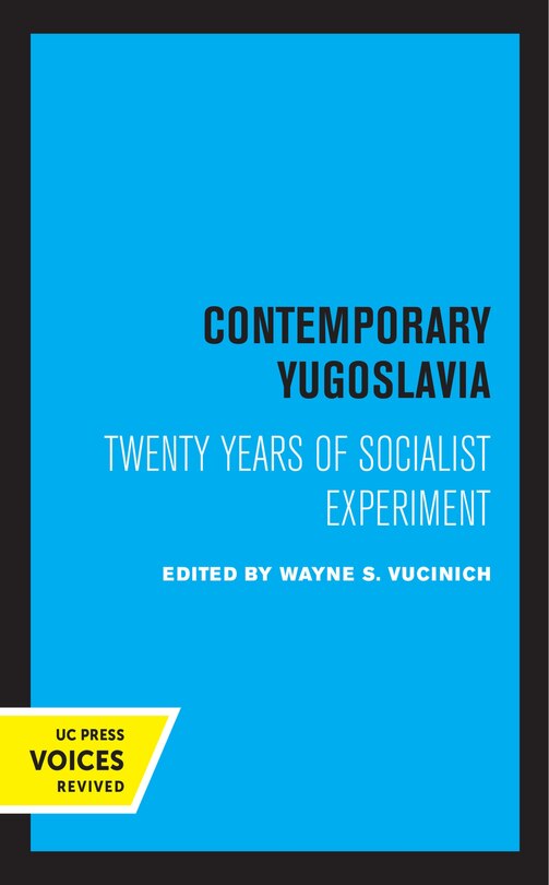 Front cover_Contemporary Yugoslavia