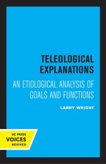 Front cover_Teleological Explanations