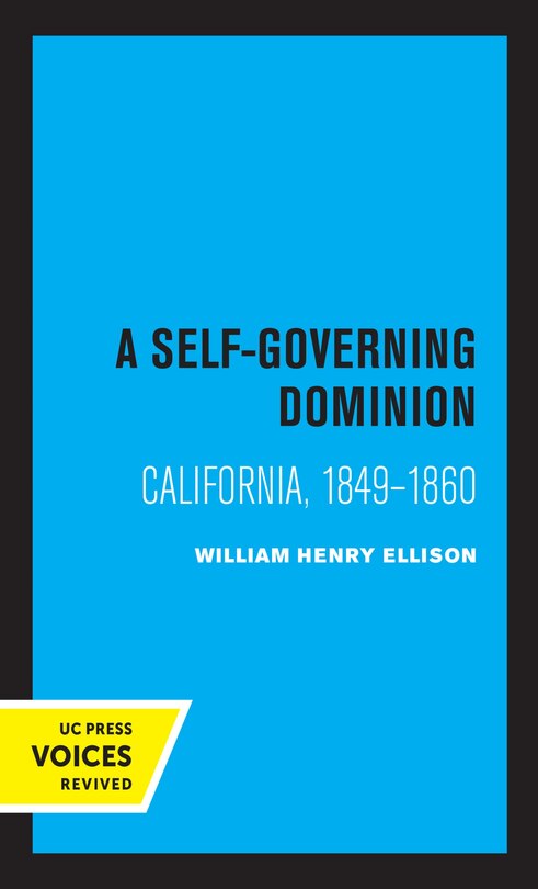 Front cover_A Self-governing Dominion