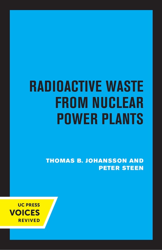 Front cover_Radioactive Waste from Nuclear Power Plants