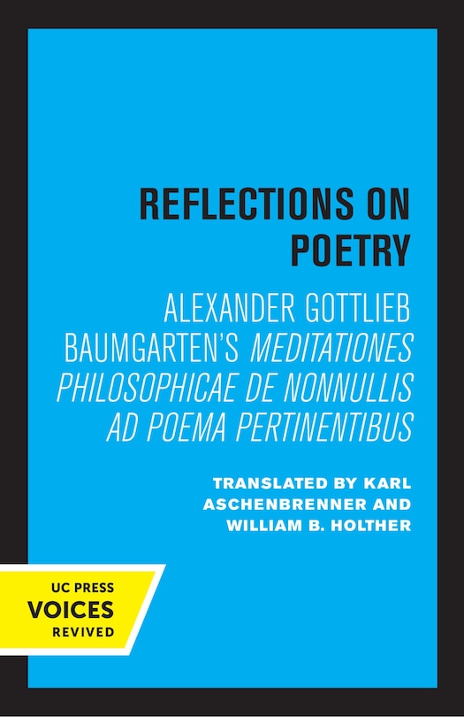 Couverture_Reflections on Poetry