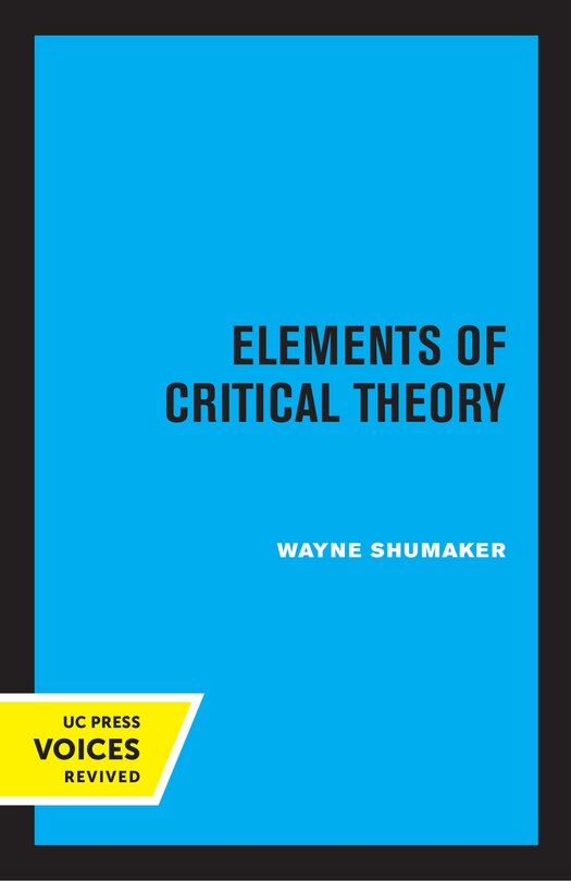 Couverture_Elements of Critical Theory