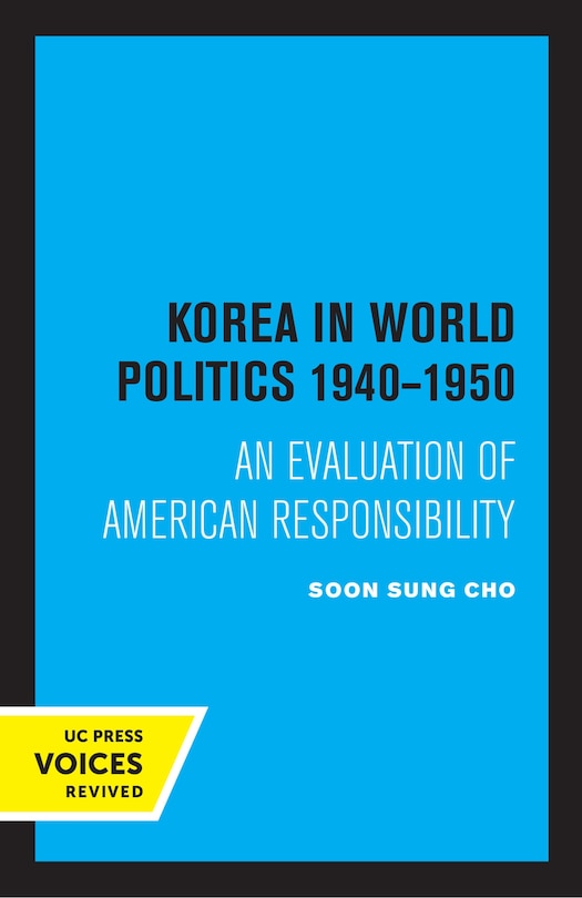 Front cover_Korea in World Politics, 1940-1950