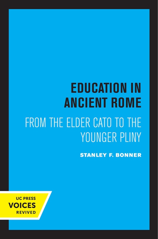 Front cover_Education in Ancient Rome