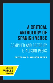 Couverture_A Critical Anthology of Spanish Verse