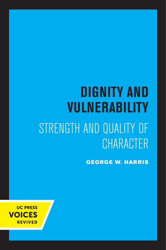 Couverture_Dignity And Vulnerability
