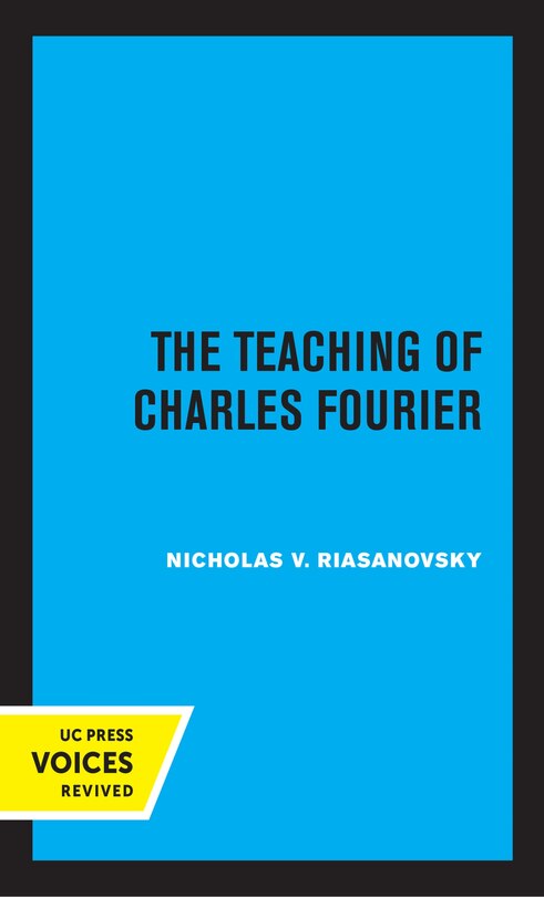 Front cover_The Teaching Of Charles Fourier
