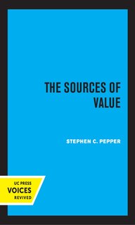 Front cover_The Sources Of Value