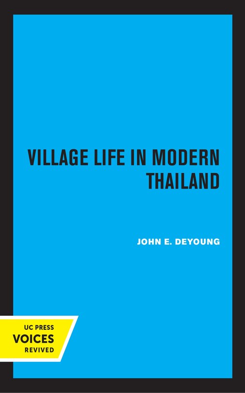 Front cover_Village Life In Modern Thailand