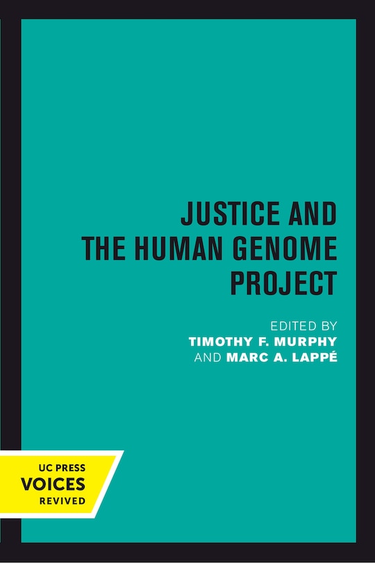 Couverture_Justice and the Human Genome Project