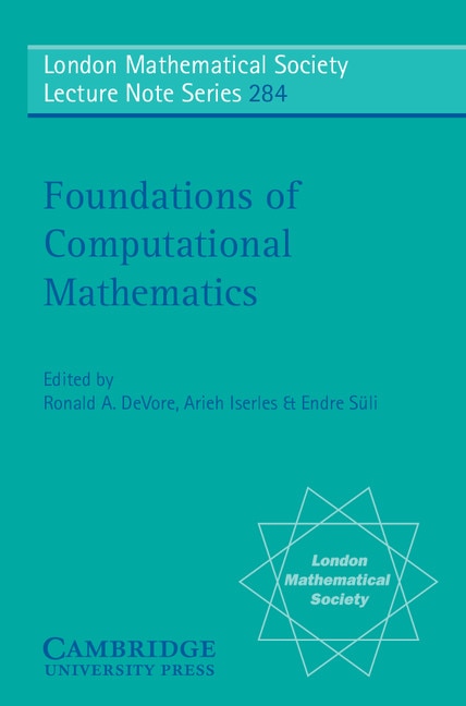 Front cover_Foundations of Computational Mathematics