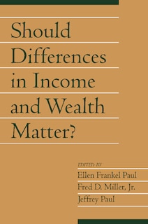 Couverture_Should Differences in Income and Wealth Matter?: Volume 19, Part 1