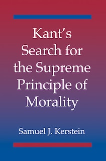 Couverture_Kant's Search for the Supreme Principle of Morality