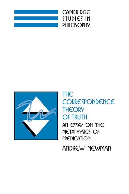 Front cover_The Correspondence Theory of Truth