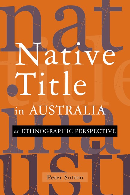 Front cover_Native Title in Australia