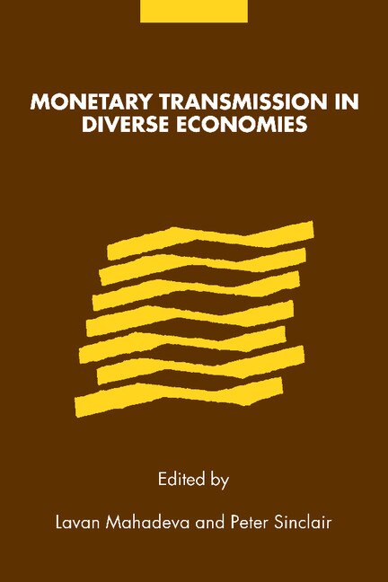 Front cover_Monetary Transmission in Diverse Economies