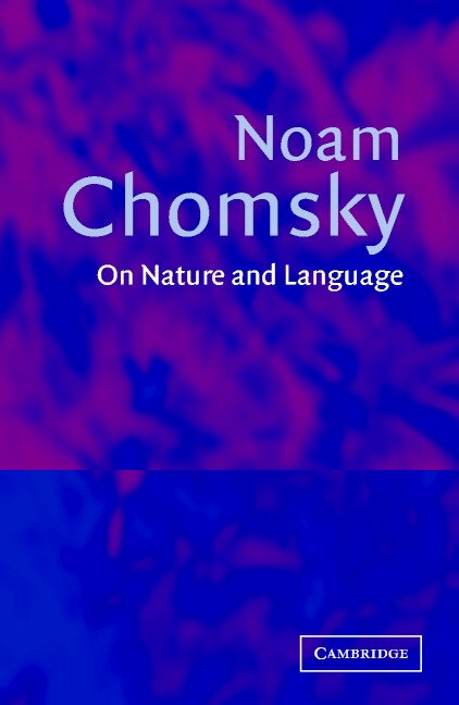 Front cover_On Nature and Language