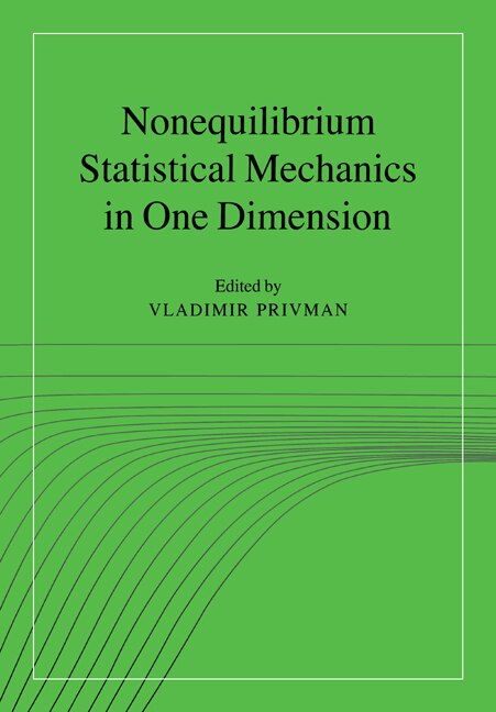 Front cover_Nonequilibrium Statistical Mechanics in One Dimension