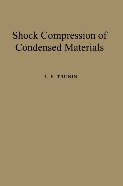 Front cover_Shock Compression of Condensed Materials